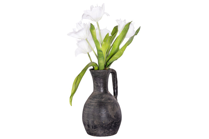 10" Laurel Vase with Tulip Arrangement AR1521