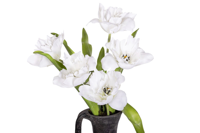 10" Laurel Vase with Tulip Arrangement AR1521