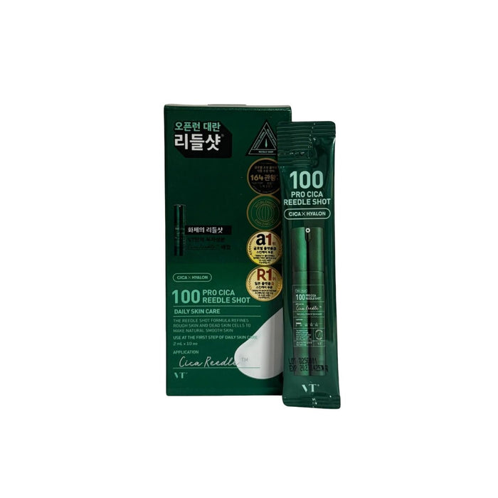 VT Cosmetics 100 Pro Cica Reedle Shot [10ea] | La Cosmetique