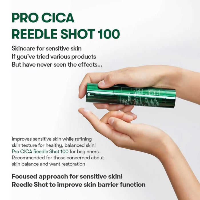 VT Cosmetics 100 Pro Cica Reedle Shot [10ea] | La Cosmetique