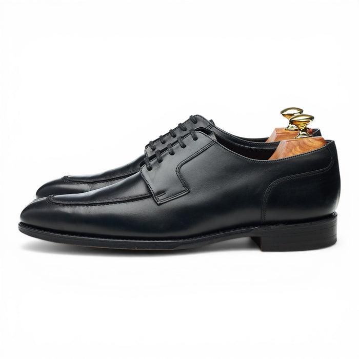 1880 'Avon' Black Leather Split Toe Derby UK 7 F