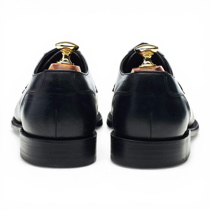 1880 'Avon' Black Leather Split Toe Derby UK 7 F