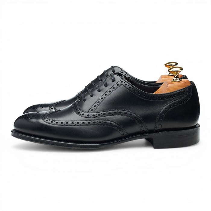 1880 'Torrington' Black Leather Oxford Brogues UK 6 F