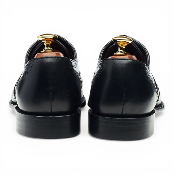 1880 'Torrington' Black Leather Oxford Brogues UK 6 F