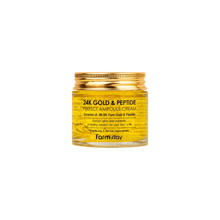 Farmstay 24k Gold & Peptide Perfect Ampoule Cream [80ml] | La Cosmetique