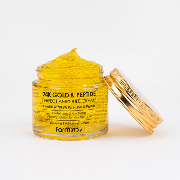 Farmstay 24k Gold & Peptide Perfect Ampoule Cream [80ml] | La Cosmetique