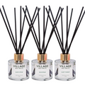 3 x 150ml Reed Diffuser Gift Set with 7 Reed Sticks Each