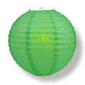 36" Emerald Green Jumbo Round Paper Lantern, Even Ribbing, Chinese Hanging Wedding & Party Decoration