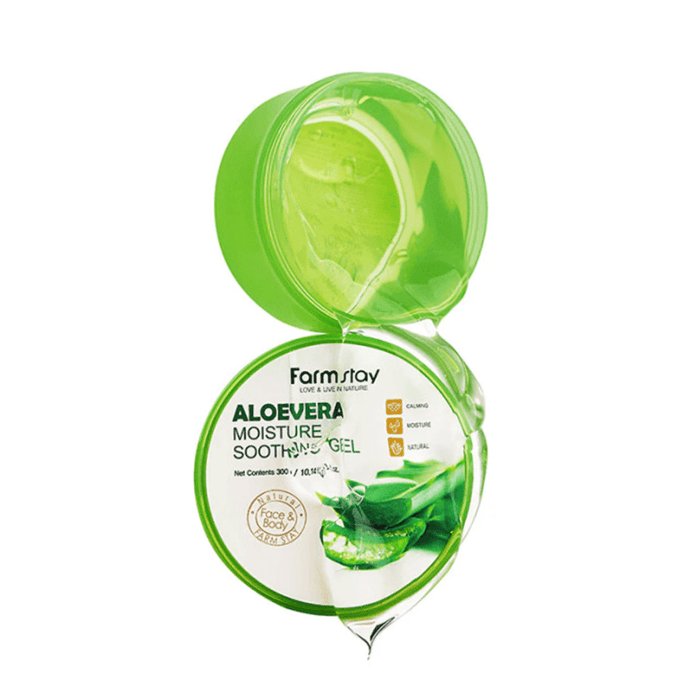 Farmstay Aloevera Moisture Soothing Gel [300ml] | La Cosmetique