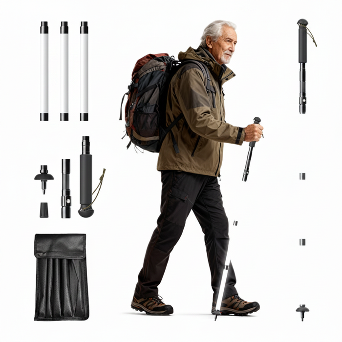 Hiking Man Clean Image