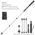 Collapsible illuminated trekking pole with adjustable height options EDEN.