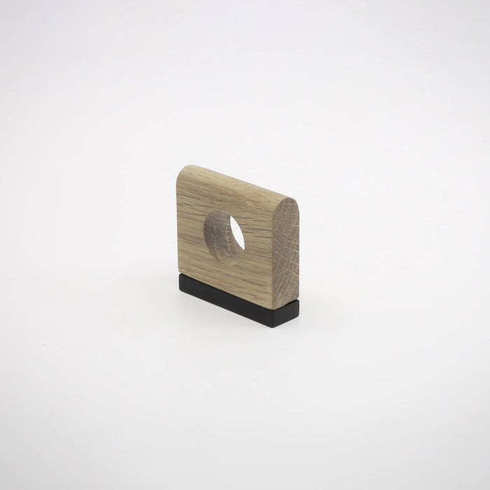 White Oak Oiled Unfinished / Matte Black Base