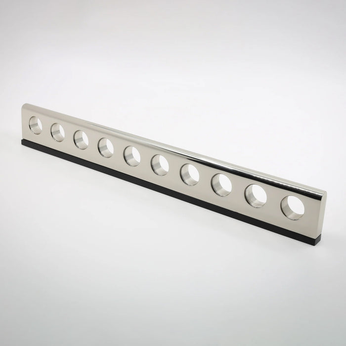 Polished Nickel / Matte Black Base