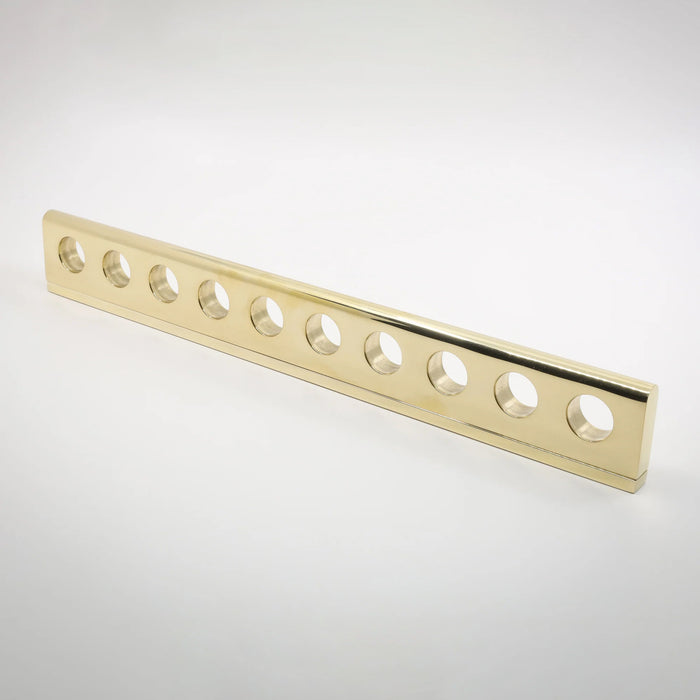 Nest Studio Aperture-12.5 – Minimalist Handle in Polished Brass with Base