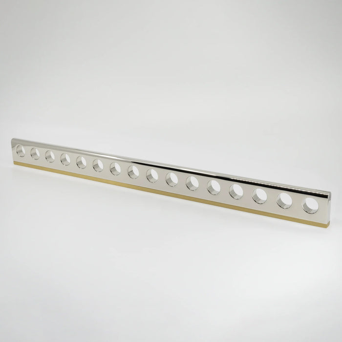 Polished Nickel / Satin Brass Base