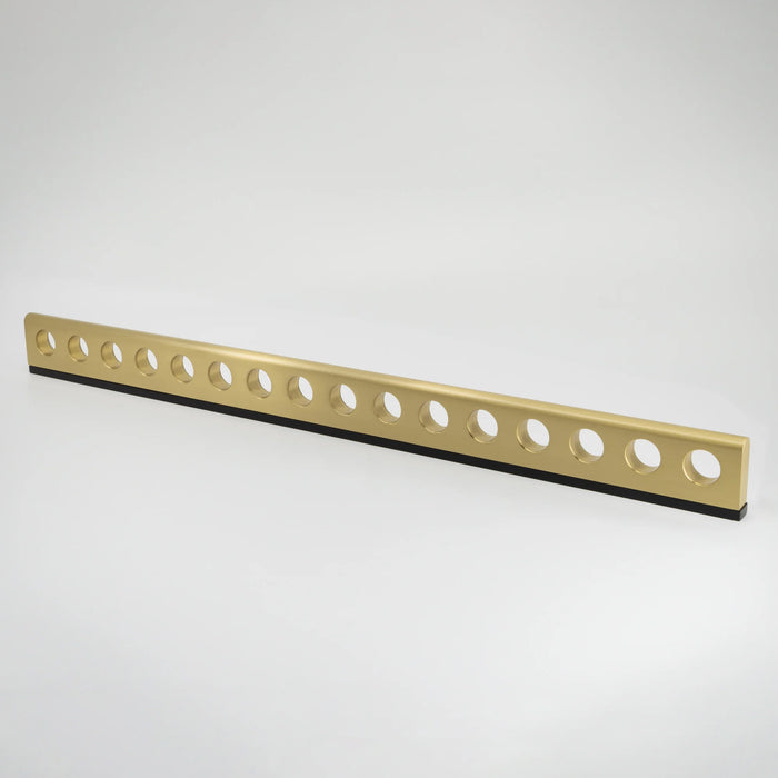 Satin Brass / Matte Black Base