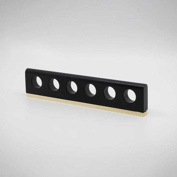 Matte Black / Polished Brass Unlacquered Base