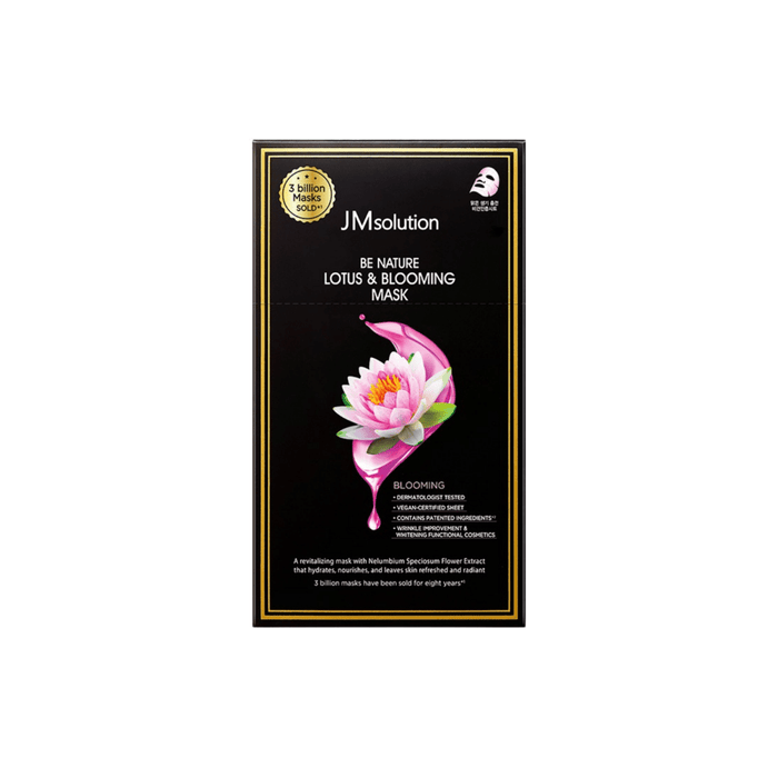JMsolution Be Nature Lotus & Blooming Mask Box [10pcs] | La Cosmetique