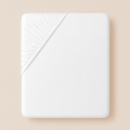 Bed Fitted Sheet, LUX White
