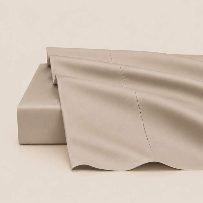 Bed Flat Sheet, LUX Sand