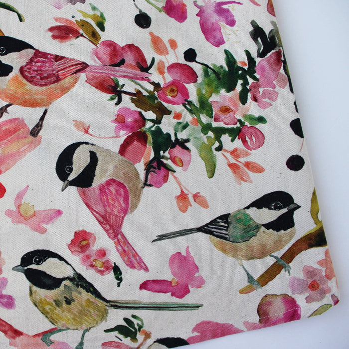 BETSY ST. CLAIR - Pinafore Apron- Chickadees