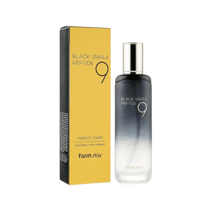 Farmstay Black Snail & Peptide 9 Perfect Toner [120ml] | La Cosmetique