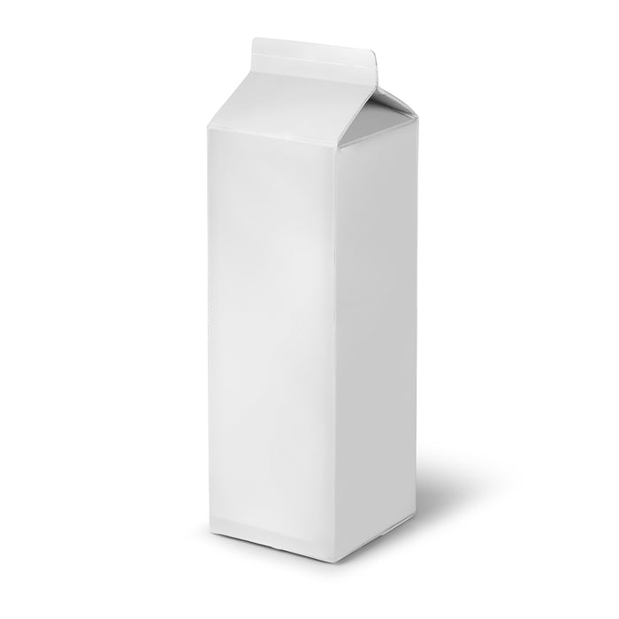 white blank carton