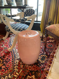 Blush pink Garden stool