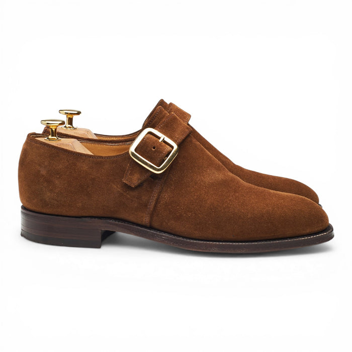 'Bond' Snuff Brown Suede Monk Strap UK 6.5 F