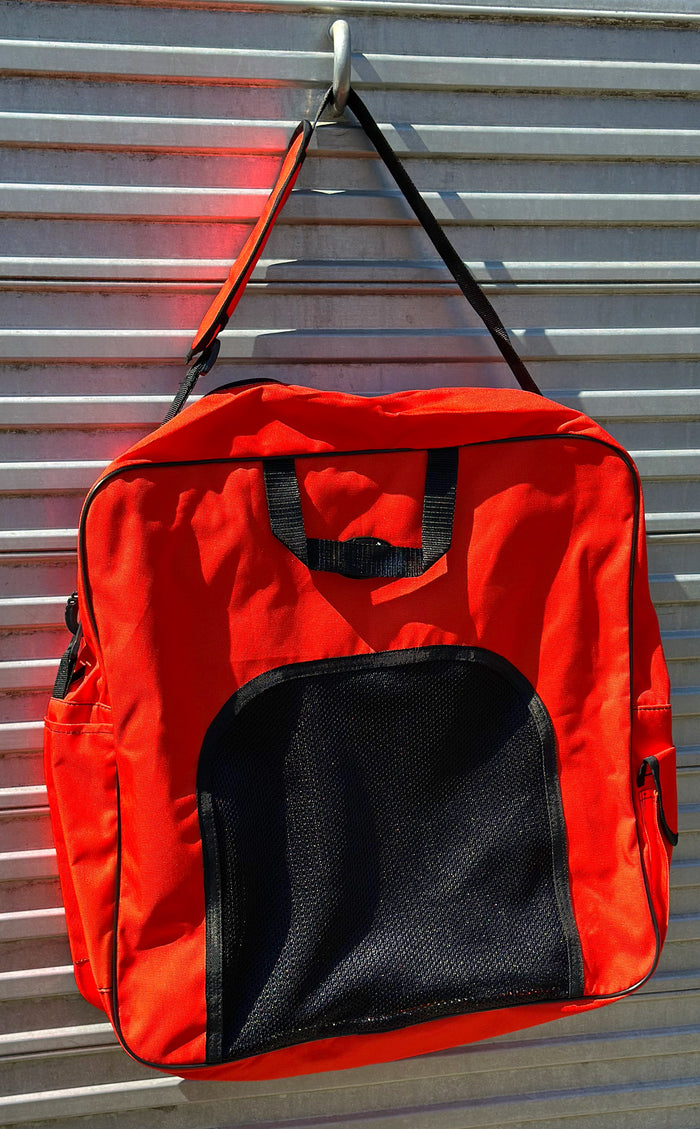 Bright Orange Boot Bag