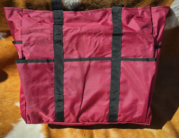 Burgundy Tote Bag