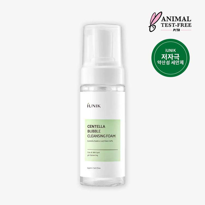 iUNIK Centella Bubble Cleansing Foam [150ml] | La Cosmetique