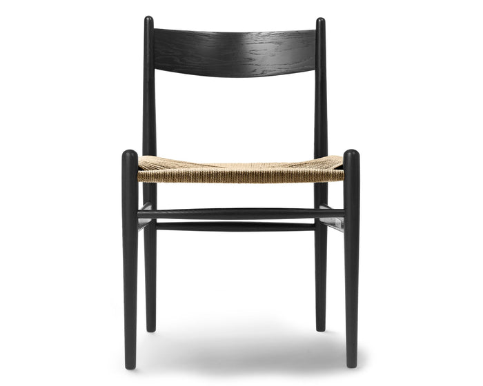 Carl Hansen & Son CH36 Cushion – Black Wood Chair