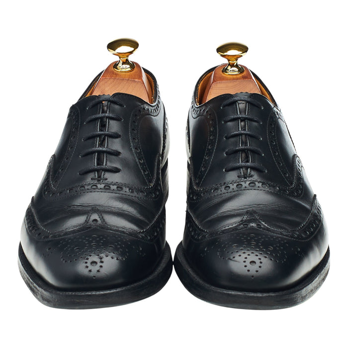 'Chetwynd' Black Leather Oxford Brogues UK 6.5 F