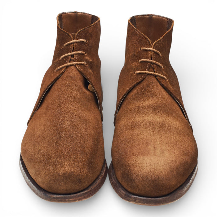 'Chukka' Snuff Brown Suede Unlined Chukka Boots UK 7.5 D