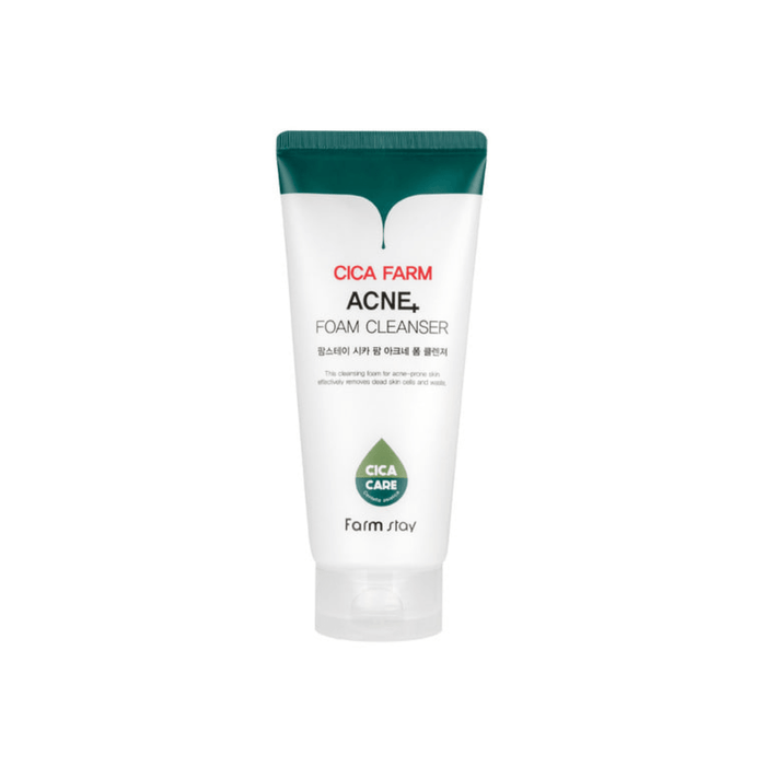 Farmstay Cica Farm Acne Foam Cleanser [180ml] | La Cosmetique