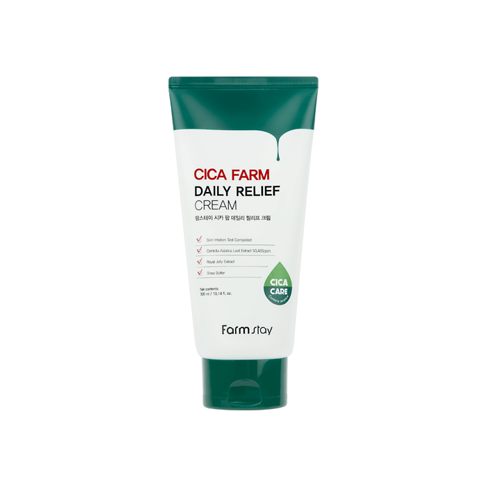 Farmstay Cica Farm Daily Relief Cream [300ml] | La Cosmetique