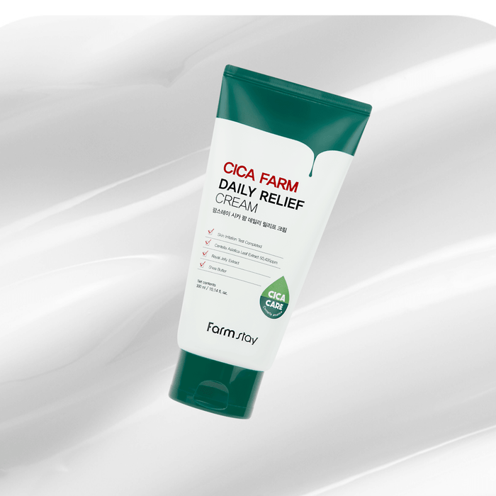 Farmstay Cica Farm Daily Relief Cream [300ml] | La Cosmetique