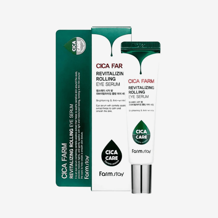 Farmstay Cica Farm Revitalizing Rolling Eye Serum [25ml] | La Cosmetique