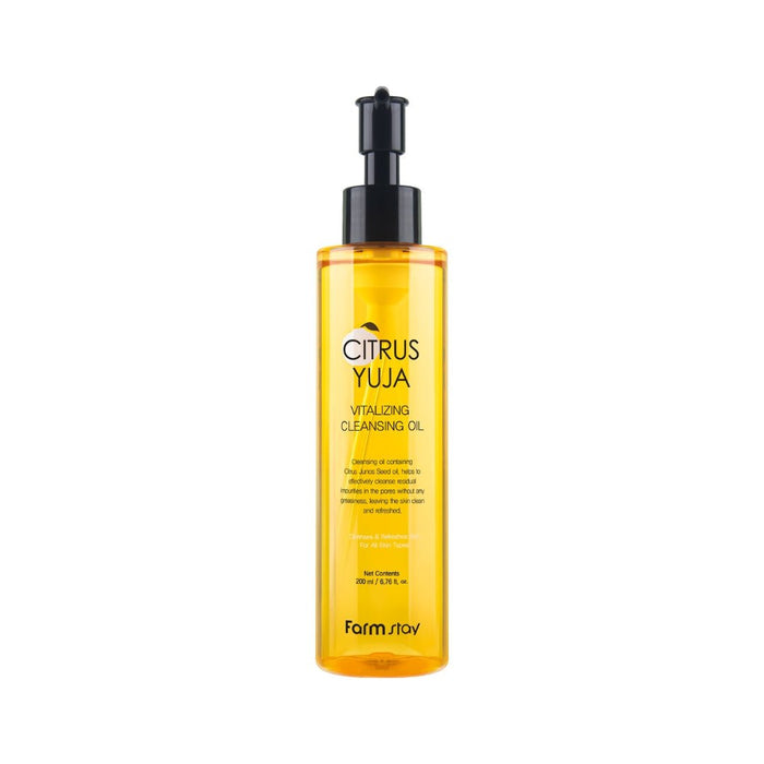 Farmstay Citrus Yuja Vitalizing Cleansing Oil [200ml] | La Cosmetique
