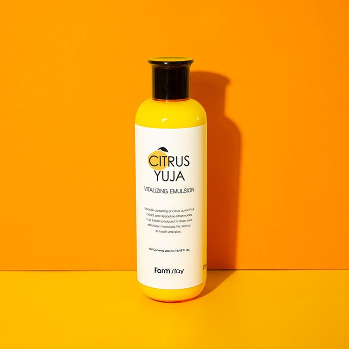 Farmstay Citrus Yuja Vitalizing Emulsion [280ml] | La Cosmetique