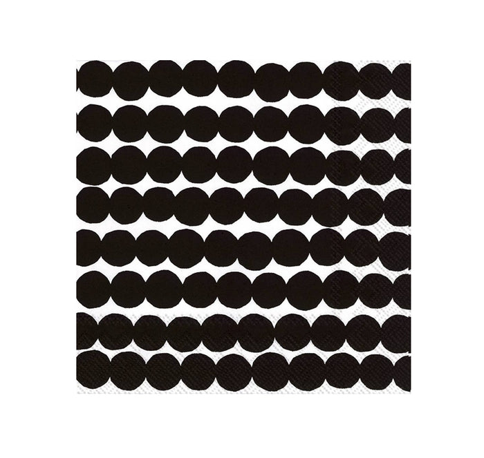 cocktail napkin rasymatto black