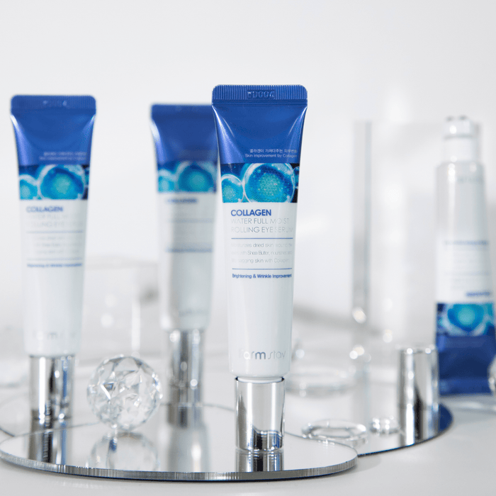 Farmstay Collagen Water Full Moist Rolling Eye Serum 25ml | La Cosmetique