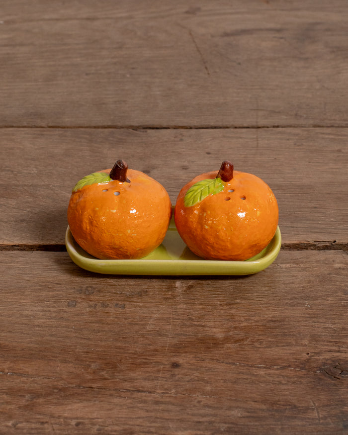 Country Oranges Salt & Pepper Shakers