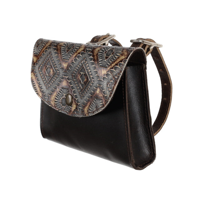 Cowboy Carving Pommel Pouch