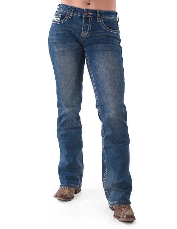 Cowgirl Tuff Don't Fence Me In Jeans