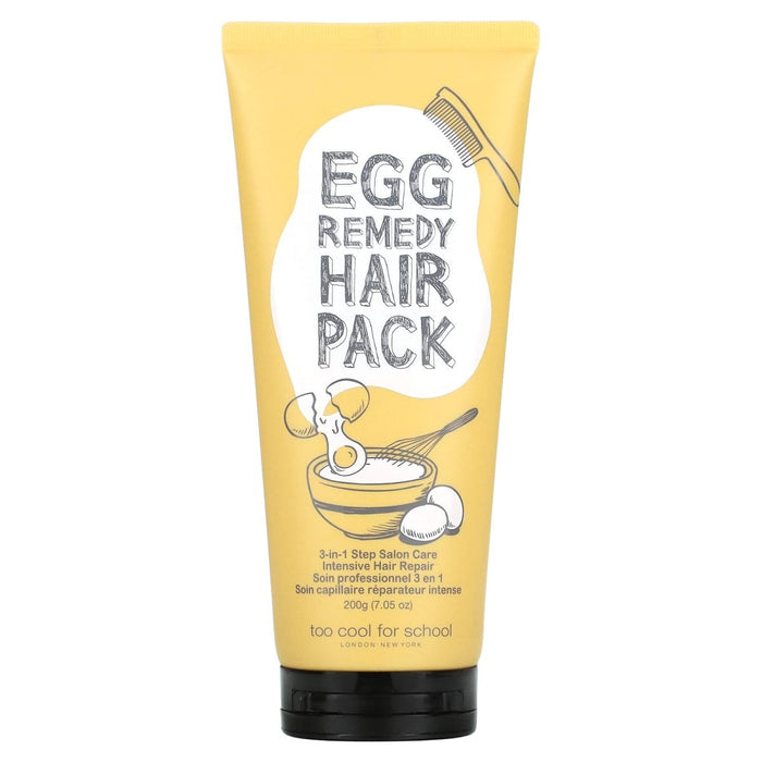 Too Cool For School Egg Remedy Hair Pack 200g | La Cosmetique