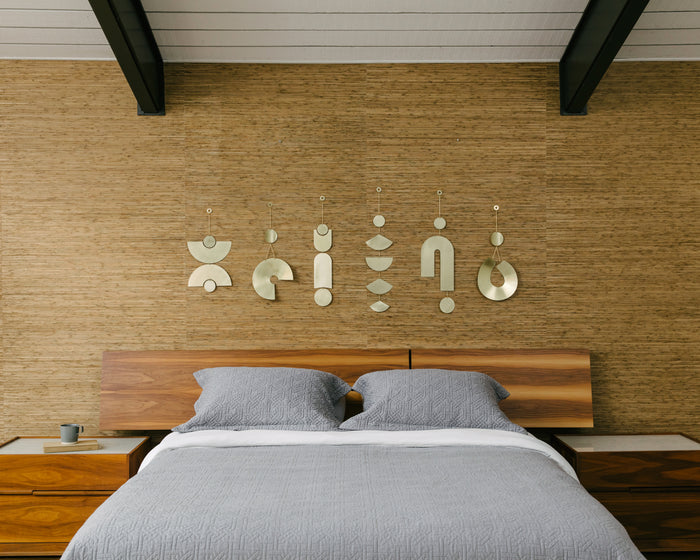 Circle & Line Encircle Wall Hanging – Brass Wall Art Collection
