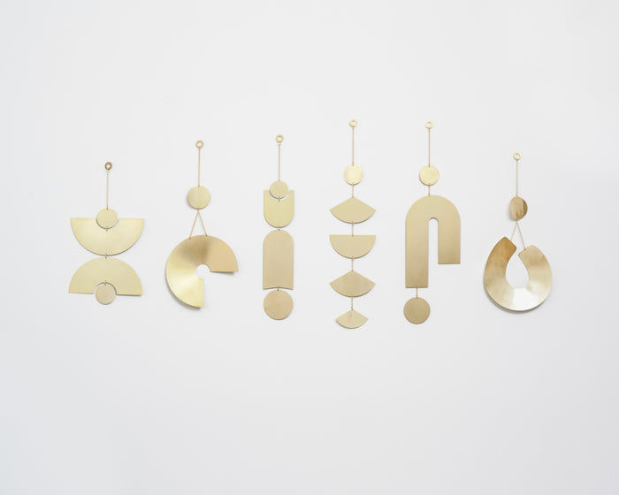 Circle & Line Encircle Wall Hanging – Brass Art Collection