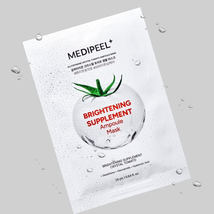 MEDIPEEL+ Glutathione Crystal Tomato Ampoule Mask Box [10pcs] | La Cosmetique